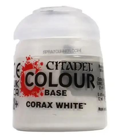 Citadel Colour Base: Corax White 21-52 (12ML) by Games Workshop