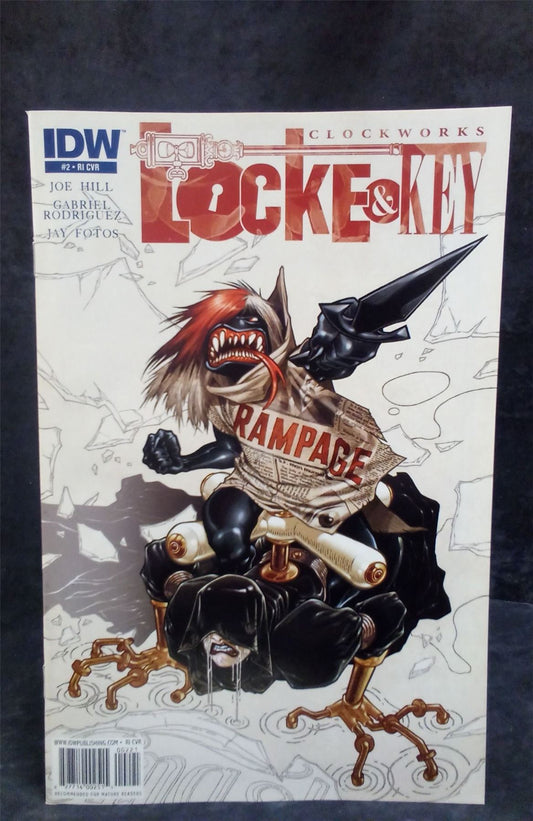 Locke & Key: Clockworks #2 Variant Cover 2011 IDW Comic Book