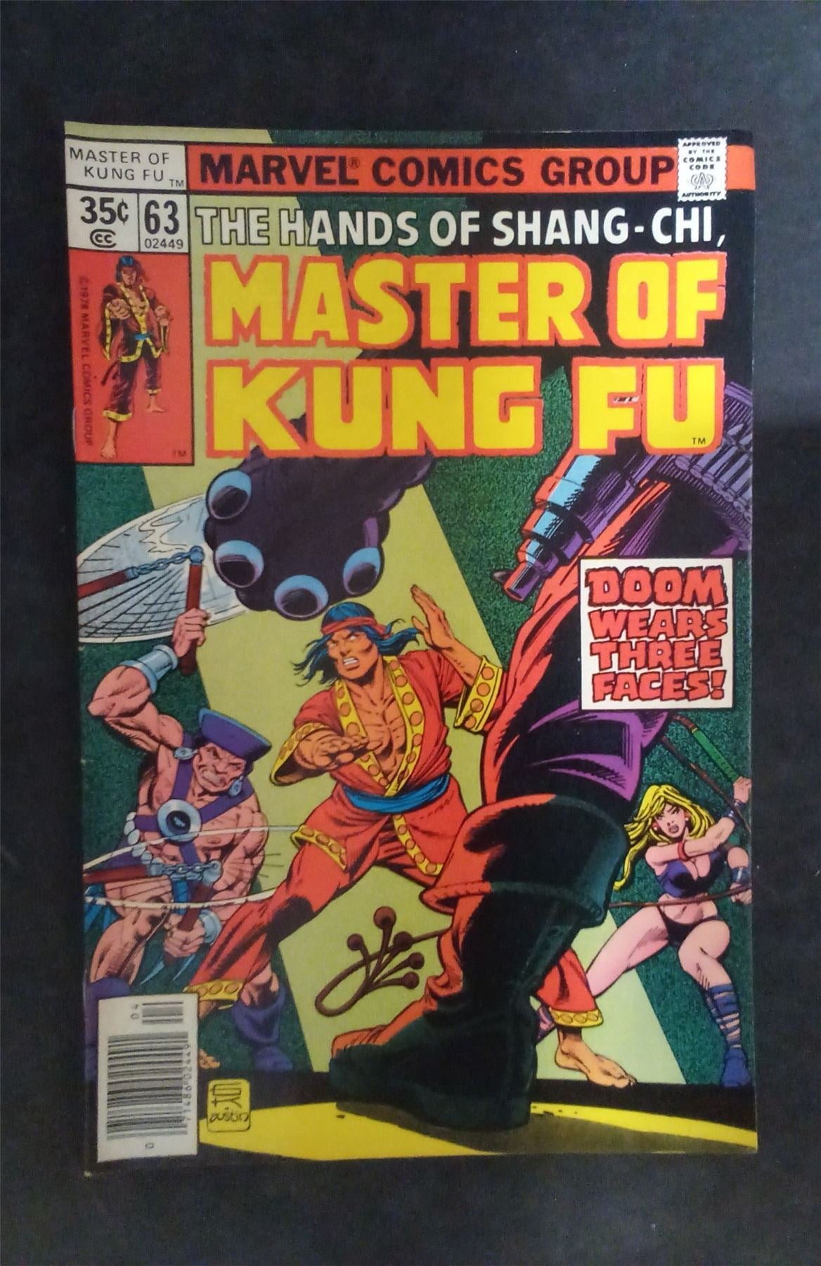 Master of Kung Fu #63 1978 marvel Comic Book