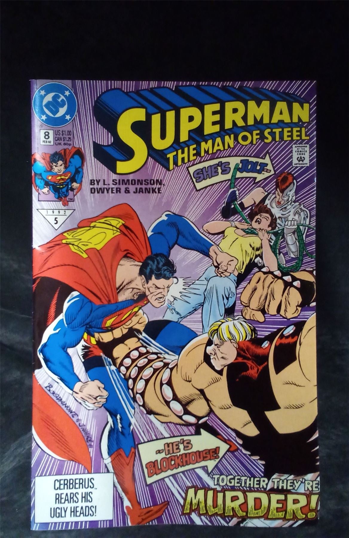 Superman: The Man of Steel #8 1992 DC Comics Comic Book