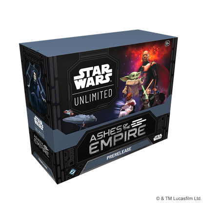 Star Wars Unlimited TCG Ashes of the Empire Prerelease Box By Fantasy Flight Games