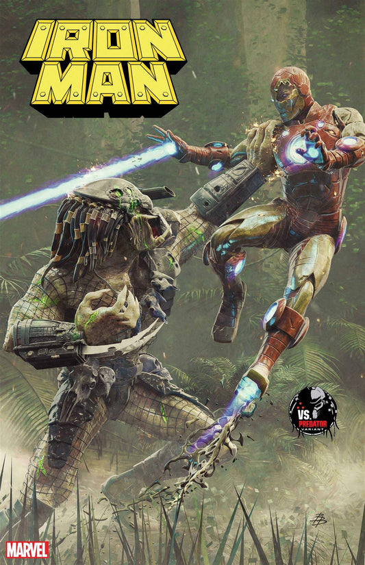 Iron Man #22 BARENDS Predator Var Marvel Prh Comic Book 2022