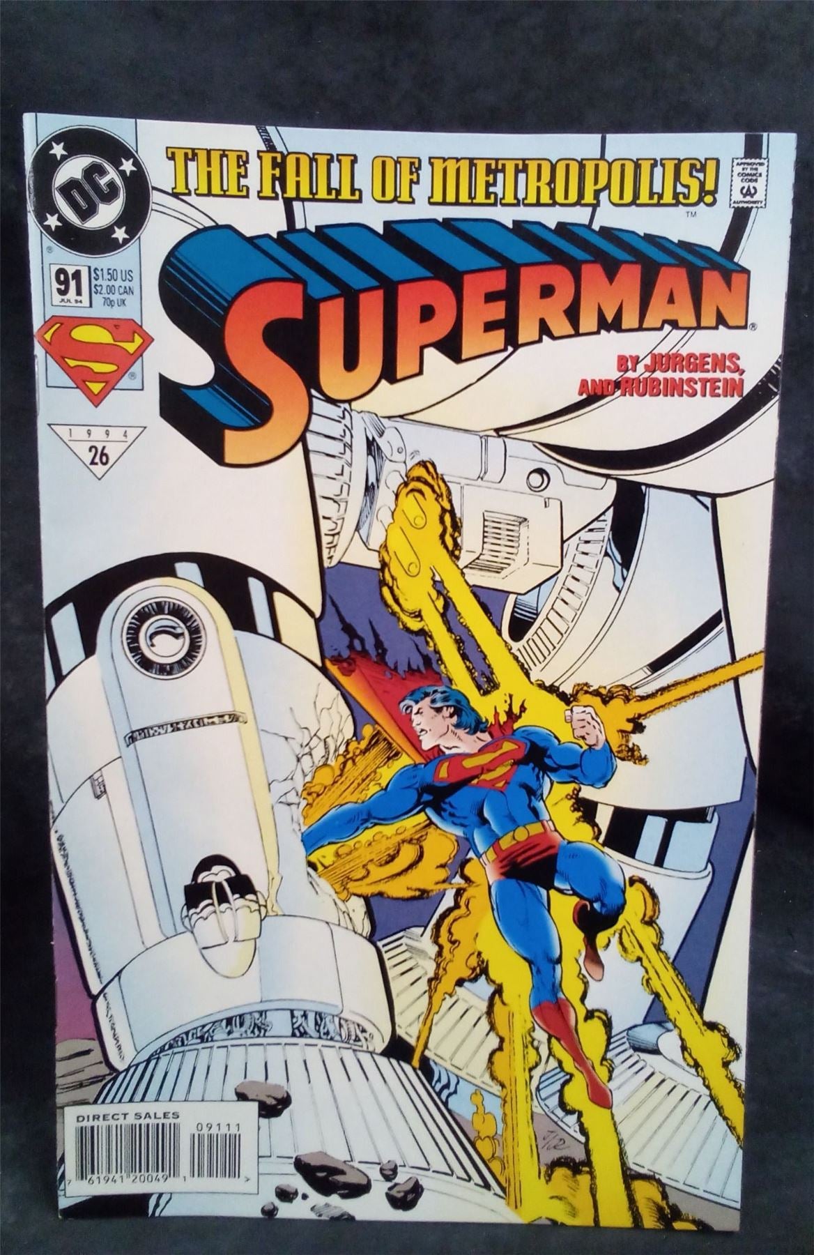 Superman #91 1994 DC Comics Comic Book