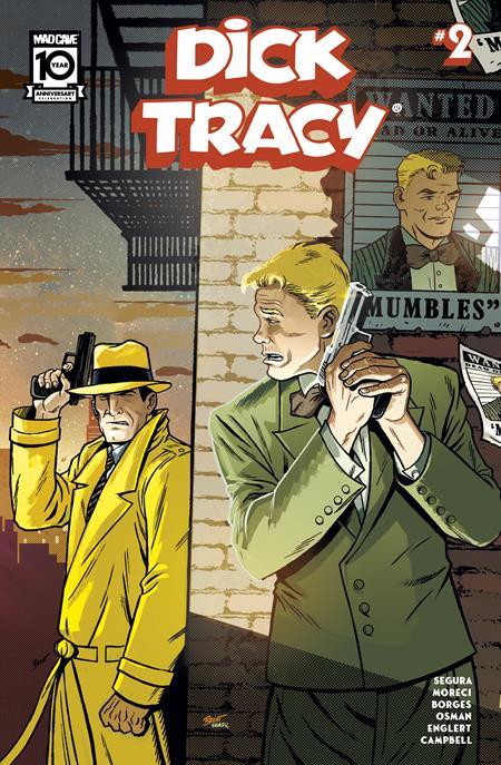 Dick Tracy #2 cvr b Brent Schoonover Connecting Cover Var Mad Cave Studios Comic Book