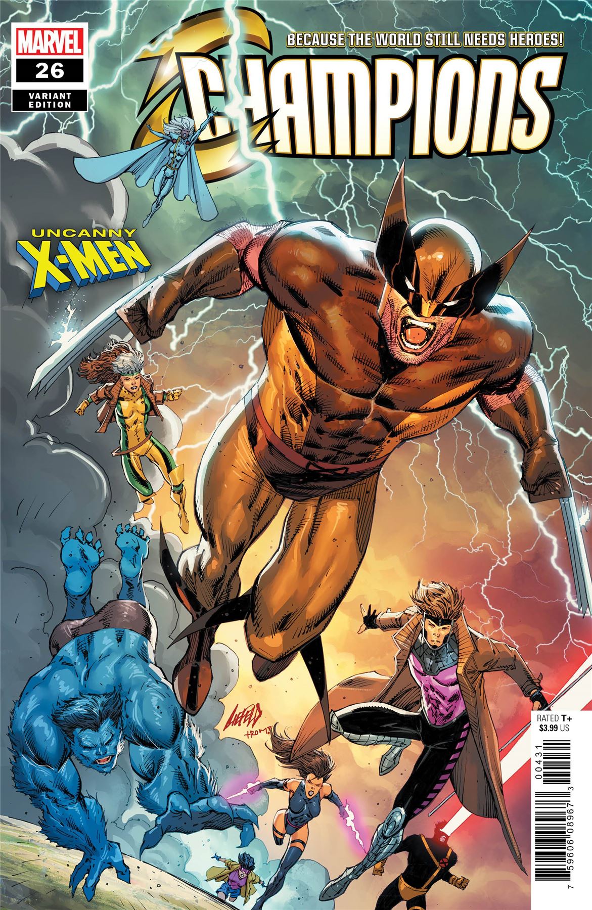 Champions #26 (Liefeld Uncanny X-men Var) Marvel Comics Comic Book