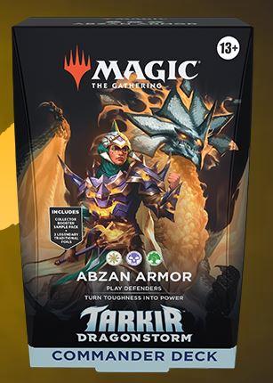 MTG TCG Tarkir Dragonstorm Abzan Armor Commander Deck By Wizards of the Coast