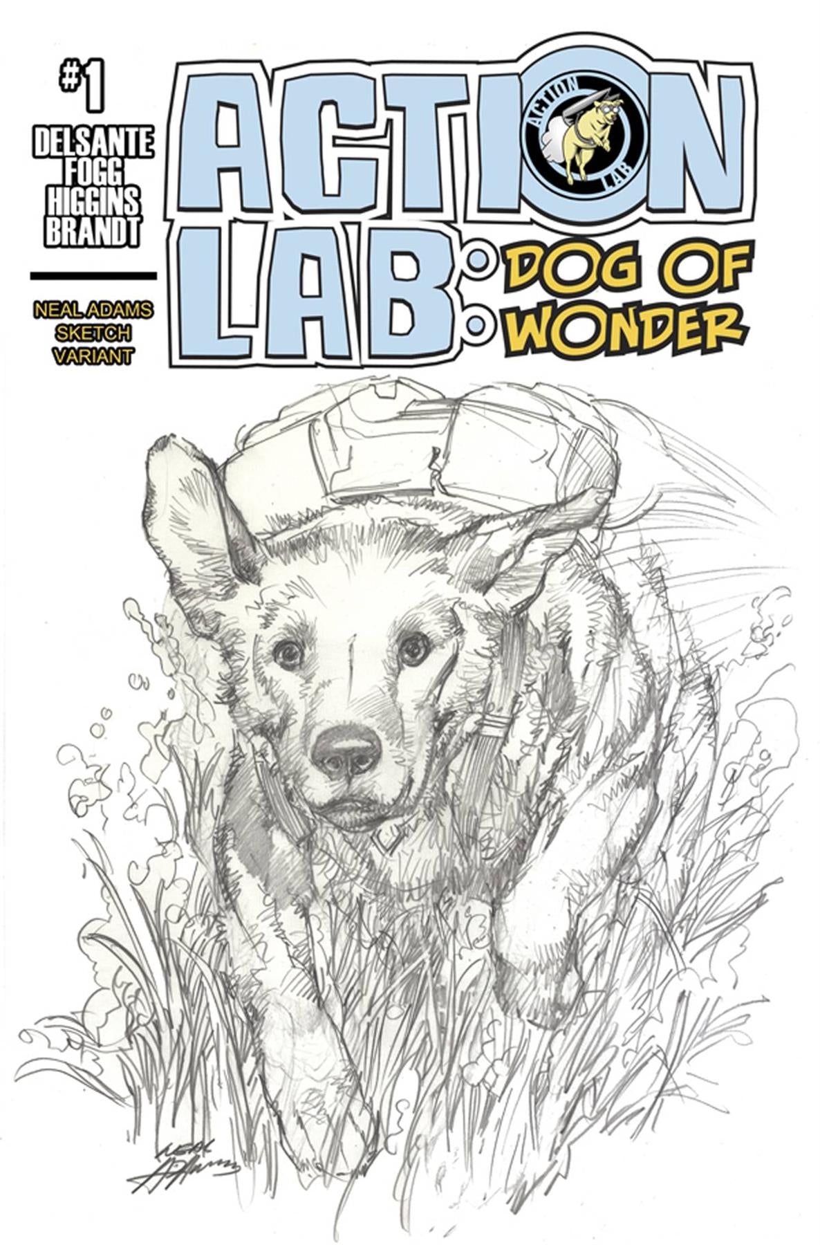 Action Lab Dog Of Wonder #1 Cvr C Coloring Book Neal Adams (Cvr C Coloring Book Neal Adams) Action Lab Entertainment Comic Book