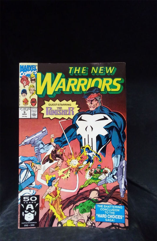 The New Warriors #9 1991 Marvel Comic Book