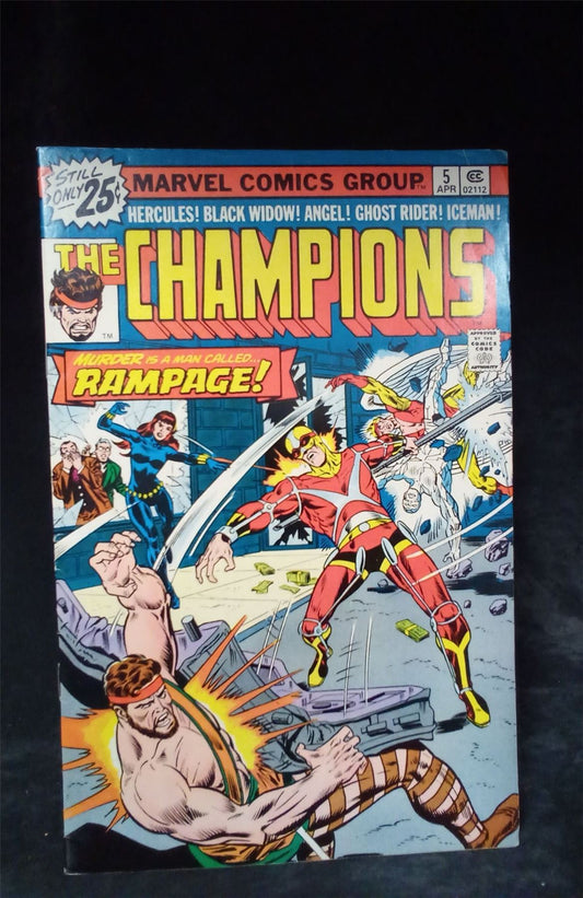 The Champions #5 1976 Marvel Comics Comic Book