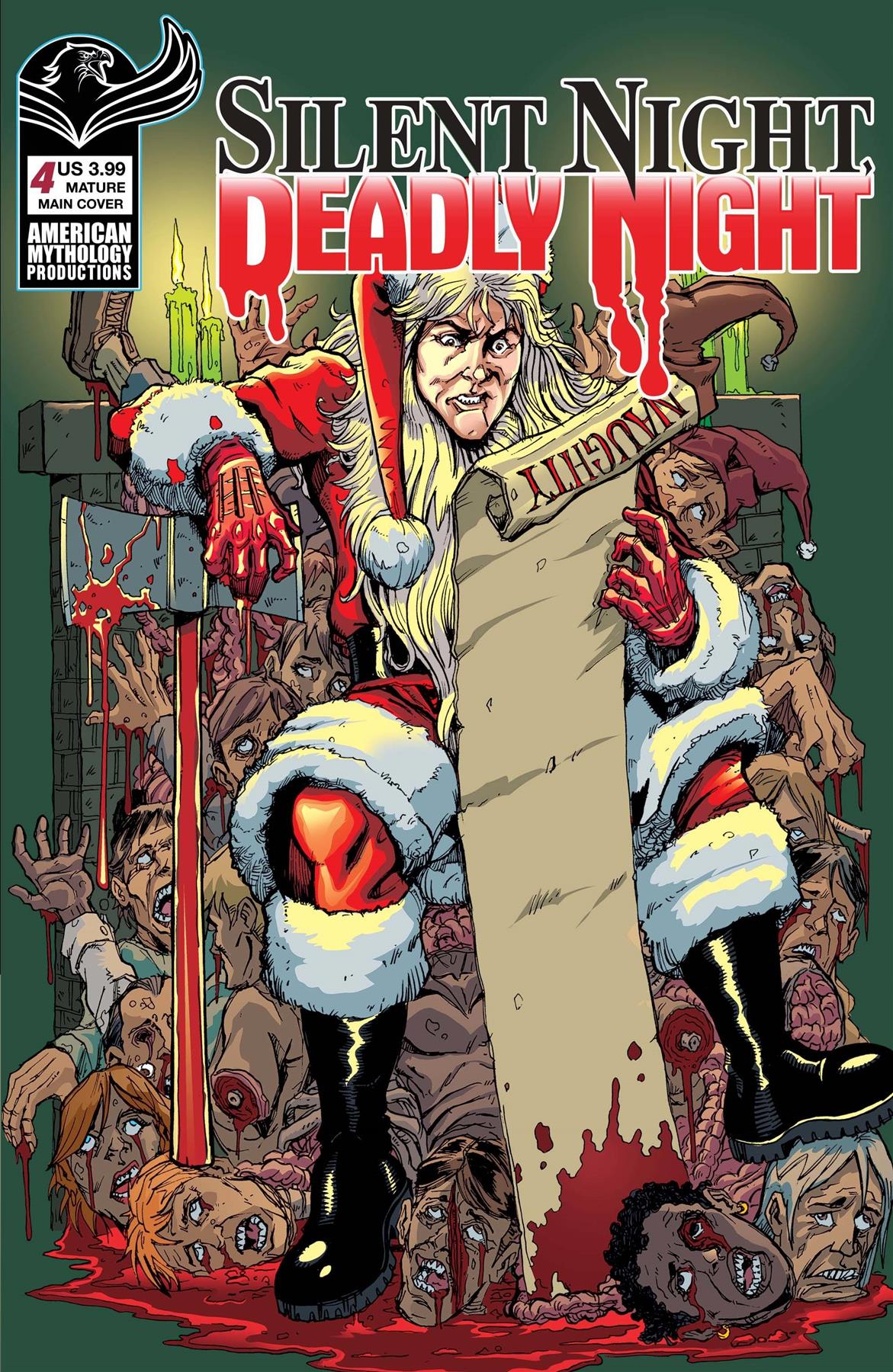 Silent Night Deadly Night #4 Main Cvr A Calzada (mr) American Mythology Productions Comic Book