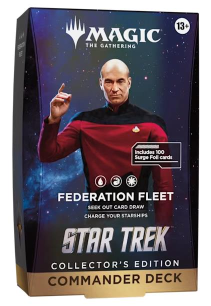 MTG TCG Star Trek- Federation Fleet: Commander Deck, Collector Edition By Wizards of the Coast