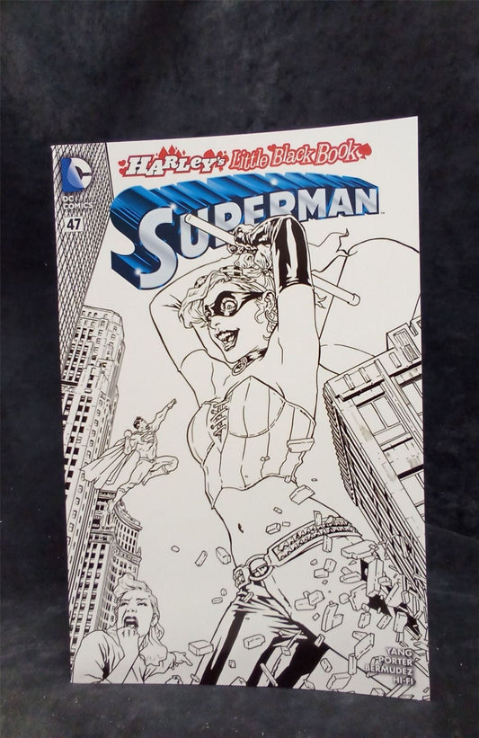 Superman #47 Bermejo Inked Cover 2016 DC Comics Comic Book