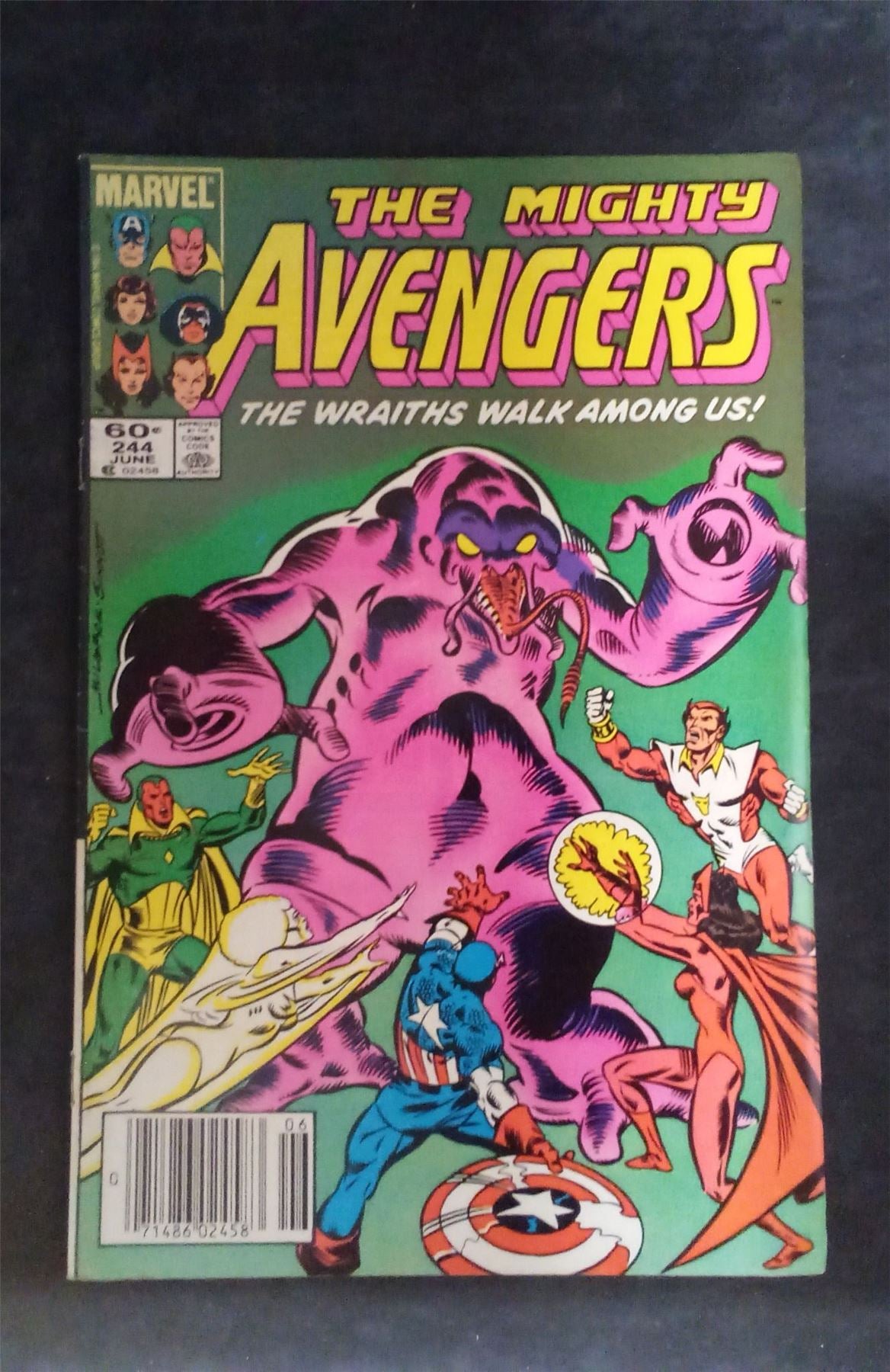 The Avengers #244 1984 marvel Comic Book