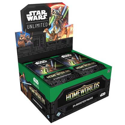 Star Wars Unlimited TCG Homeworlds Booster Box By Fantasy Flight Games