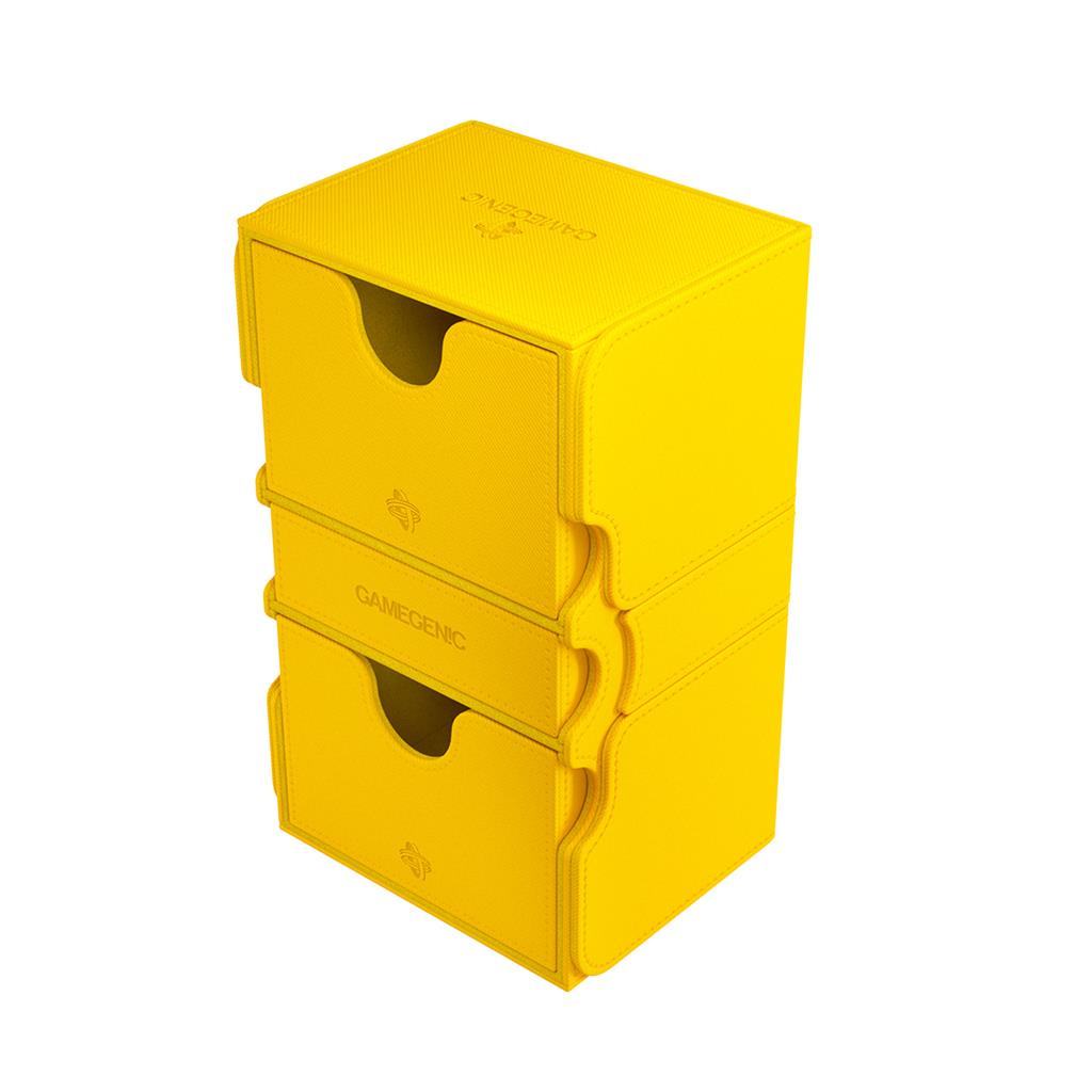 Stronghold Deck Box 200+ XL Yellow TCG Gamegenic