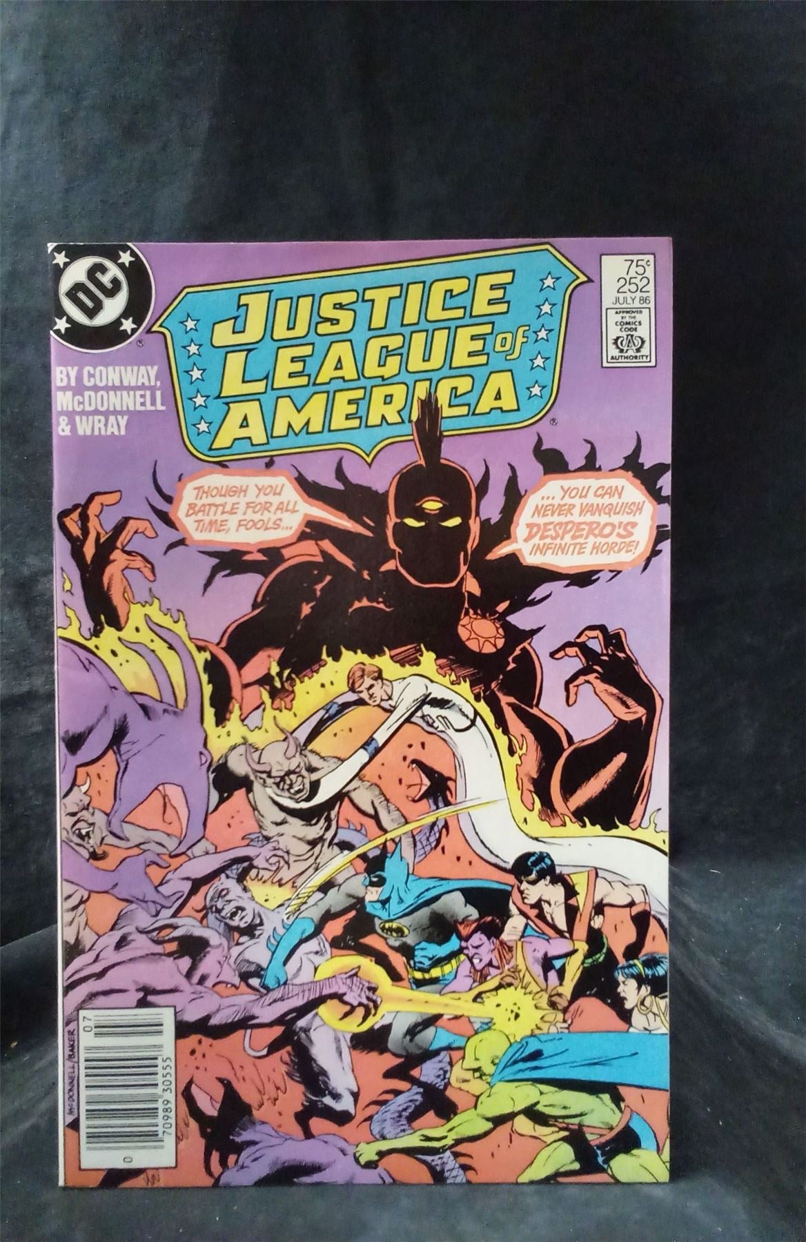 Justice League of America #252 1986 DC Comics Comic Book