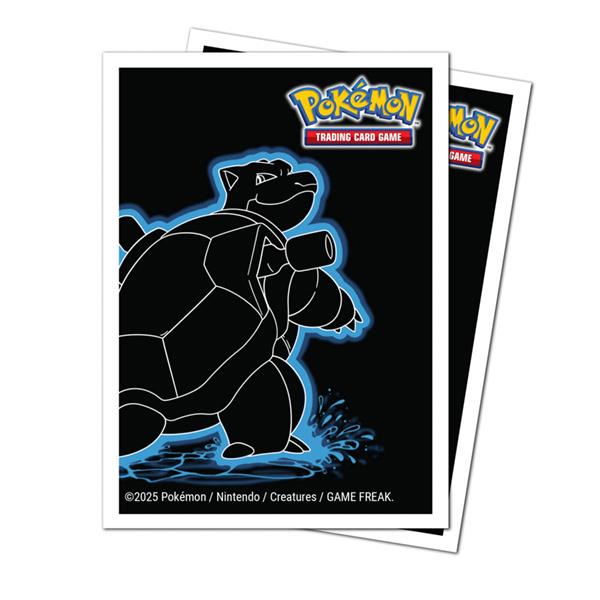 Deck Protectors: Pokemon Apex- Neon Kanto- Blastoise (105ct) By Ultra•PRO