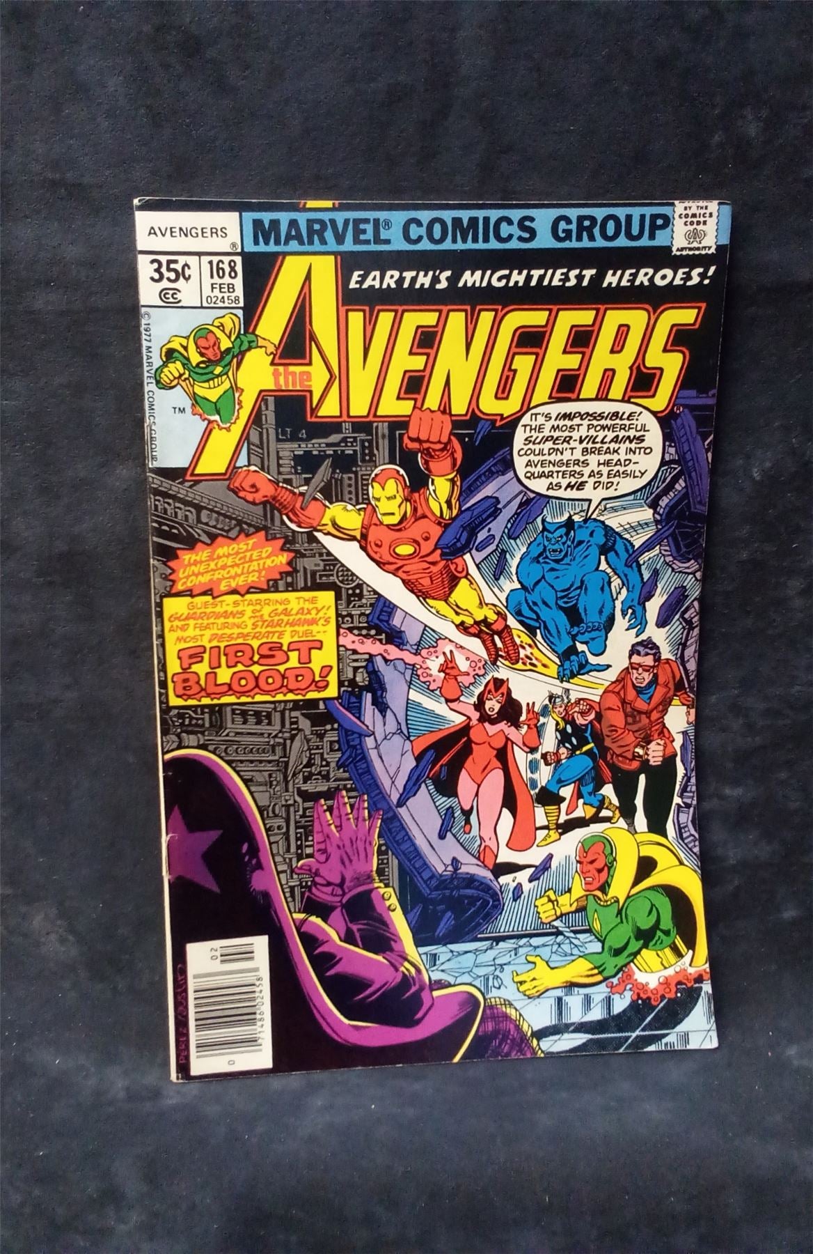 Avengers #168 1977 Marvel Comics Comic Book