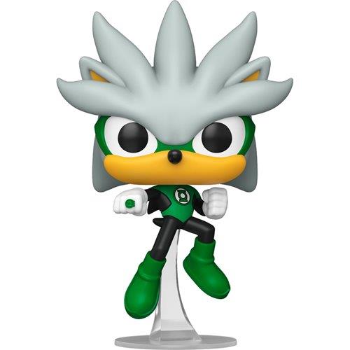 Funko Pop! Justice League x Sonic the Hedgehog Silver as the Green Lantern #592 Vinyl Figure