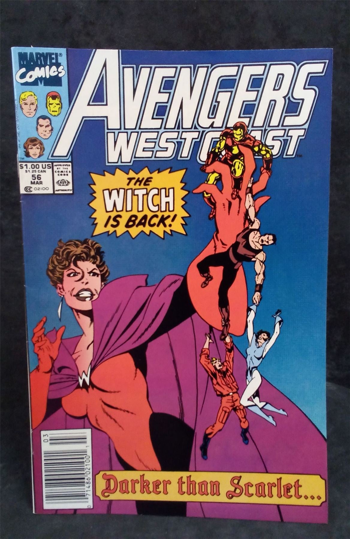 Avengers West Coast #56 1990 Marvel Comics Comic Book