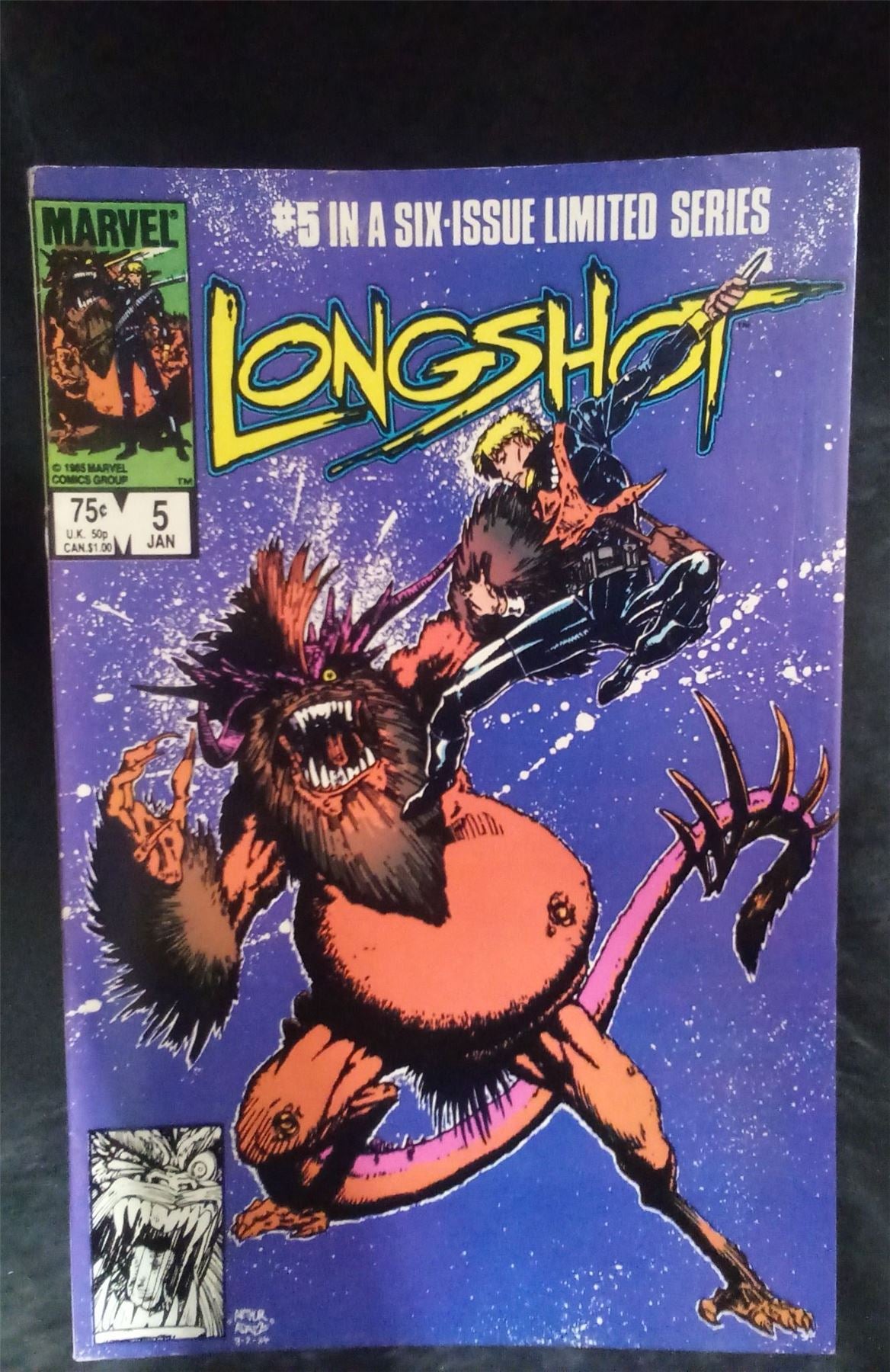 Longshot #5 1986 Marvel Comic Book