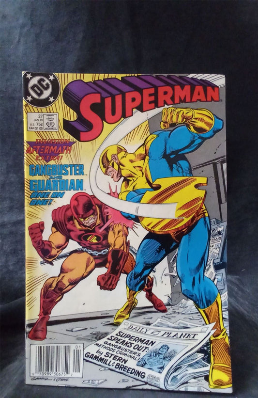 Superman #27 1989 DC Comics Comic Book