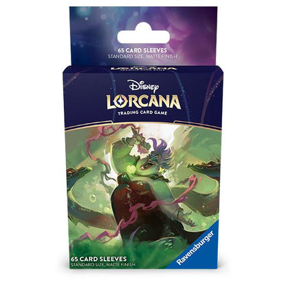 Disney Lorcana Archazia's Island Card Sleeves 65ct Ursula By Ravensburger