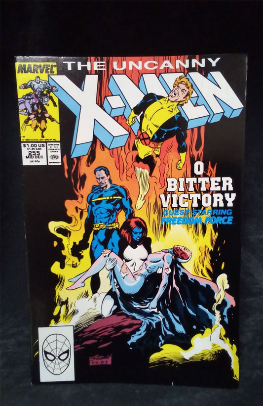 The Uncanny X-Men #255 1989 Marvel Comics Comic Book