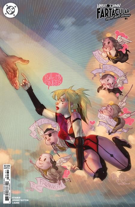 Harley Quinn Fartacular Silent Butt Deadly #1 (One Shot) Cvr C Ben Caldwell Card Stock Var  DC Comics Comic Book