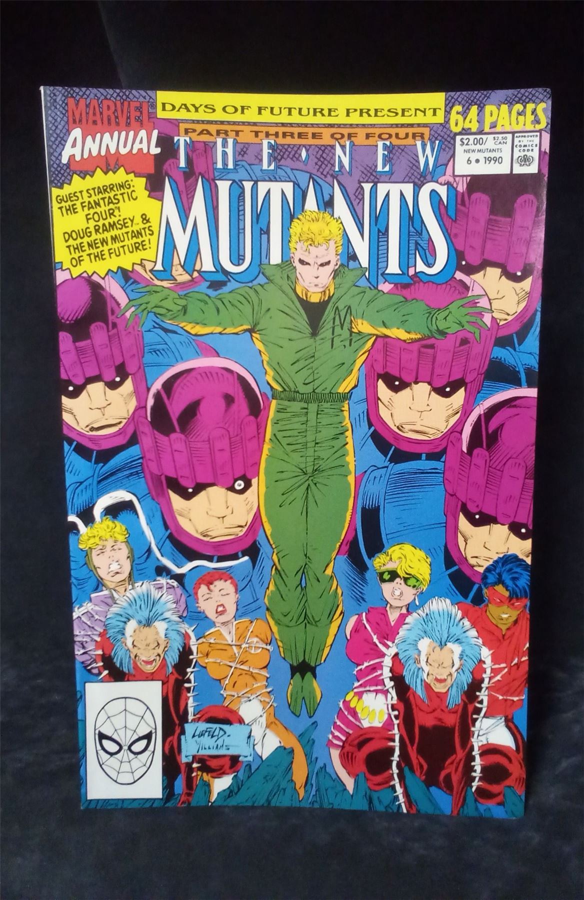 The New Mutants Annual #6 1990 Marvel Comic Book