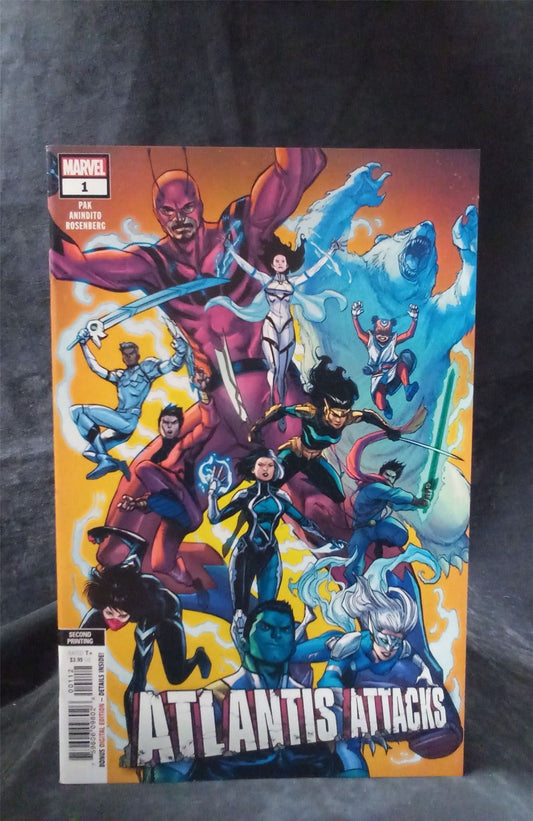 Atlantis Attacks #1 Second Print Cover 2020 Marvel Comics Comic Book