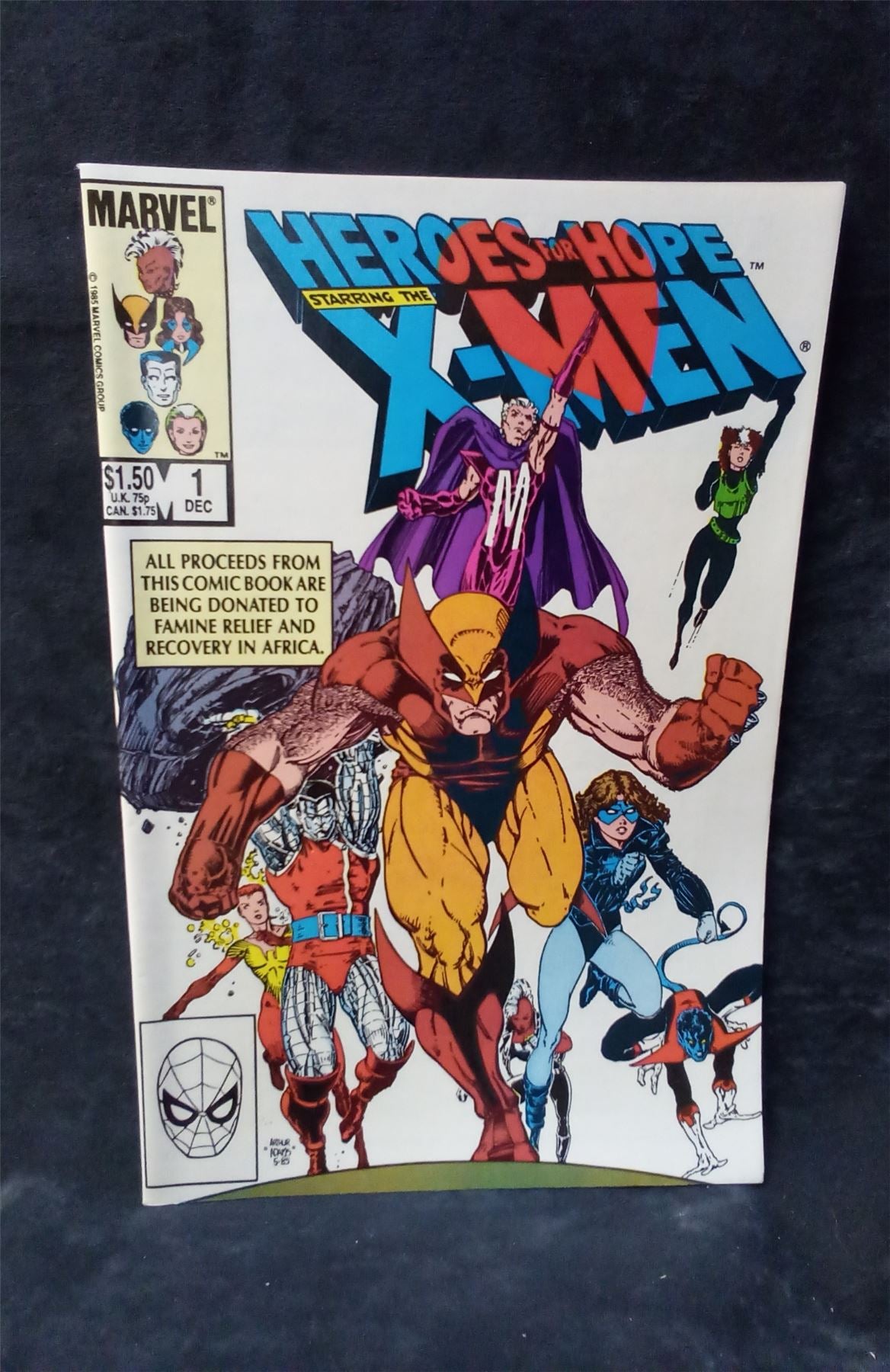 Heroes for Hope Starring the X-Men Direct Edition 1985 marvel Comic Book
