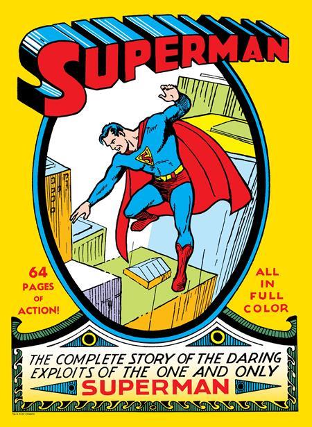 Superman #1 Facsimile Edition Cvr B Joe Schuster & Leo O Mealia Foil Var DC Comics Comic Book