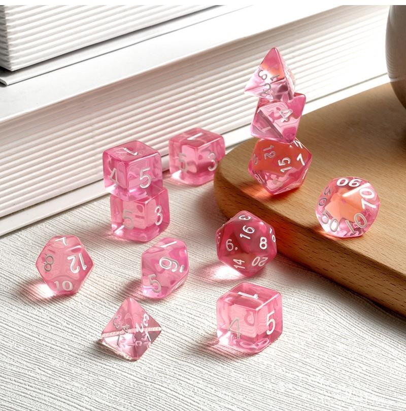 Acrylic Dice Petals 12pc Set by Dice Habit