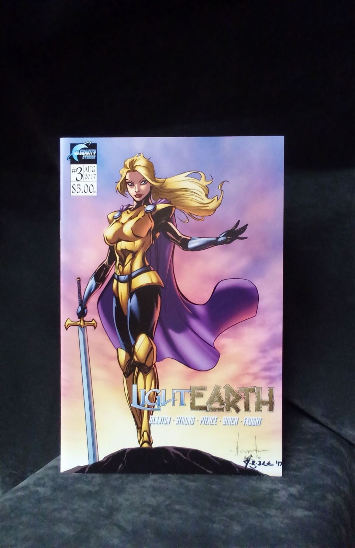 Light Earth #3 Cover D *signed* 2017  Comic Book