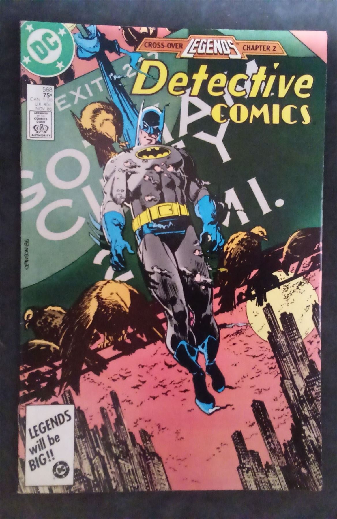 Detective Comics #568 1986 dc-comics Comic Book
