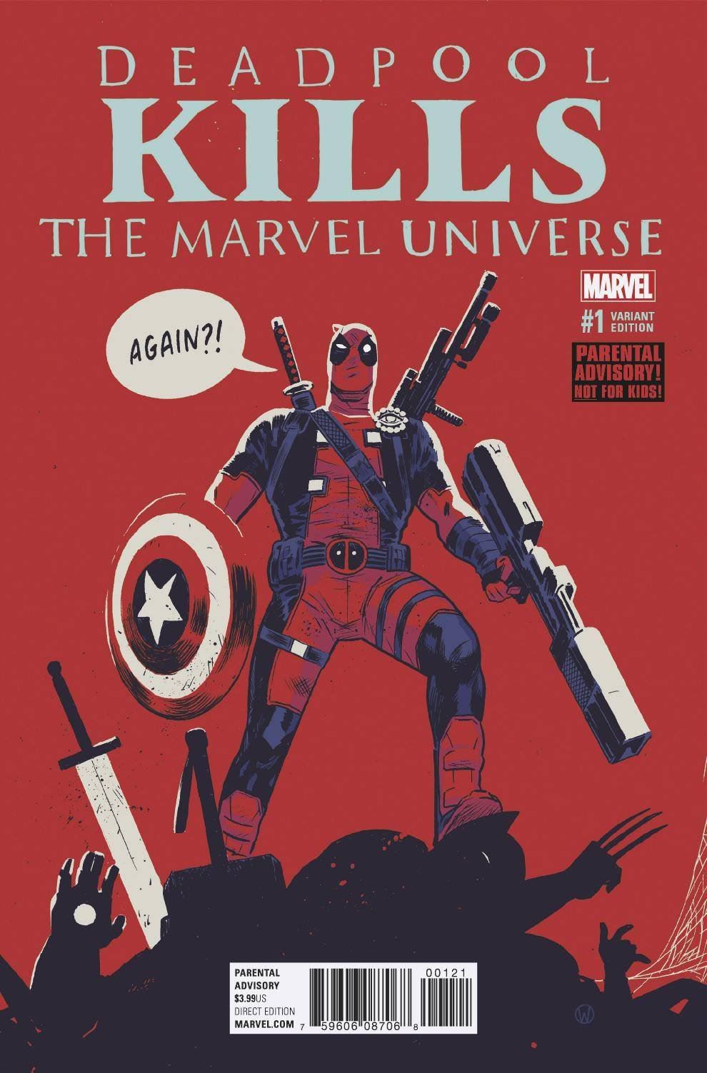 Deadpool Kills Marvel Universe Again 5 Var Marvel Comics Comic Book Jaf Comics 2177