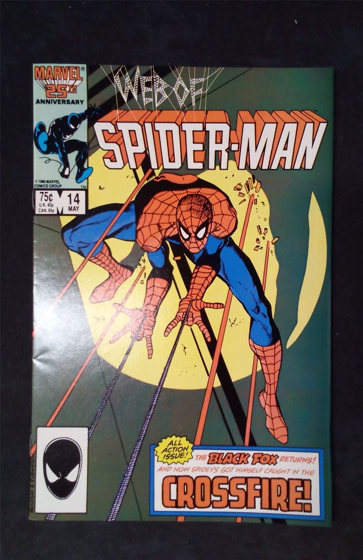 Web of Spider-Man #14 Direct Edition 1986 marvel Comic Book