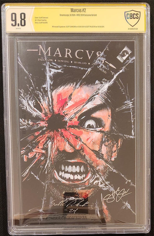 CBCS MARCVS #2 Cover C NYCC Exclusive Dreamscape Publishing  9.8 Graded Comic Book