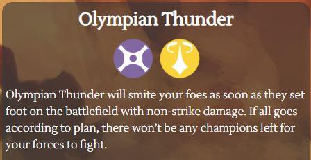 Rush of Ikorr: Act 1 Shattered Chaos Starter Deck Olympian Thunder TCG By Upper Deck
