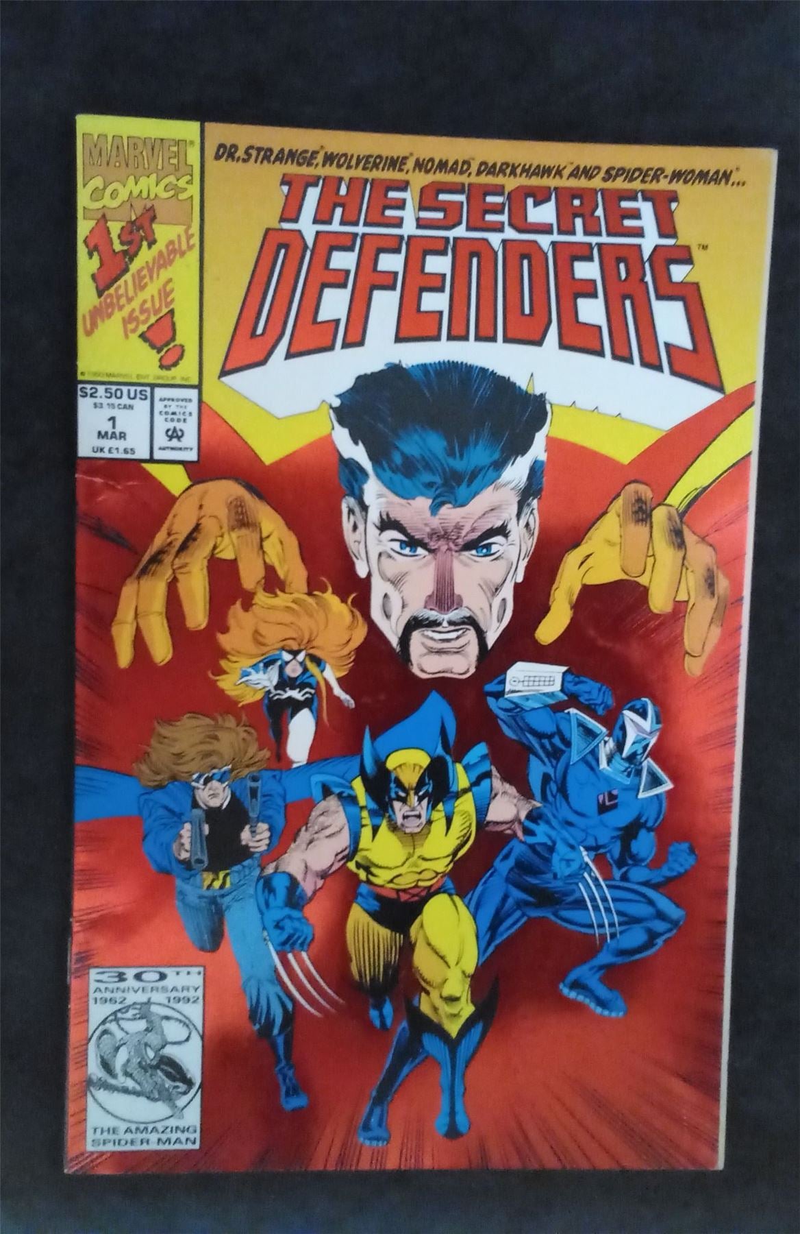 Secret Defenders #1 1993 marvel Comic Book marvel Comic Book