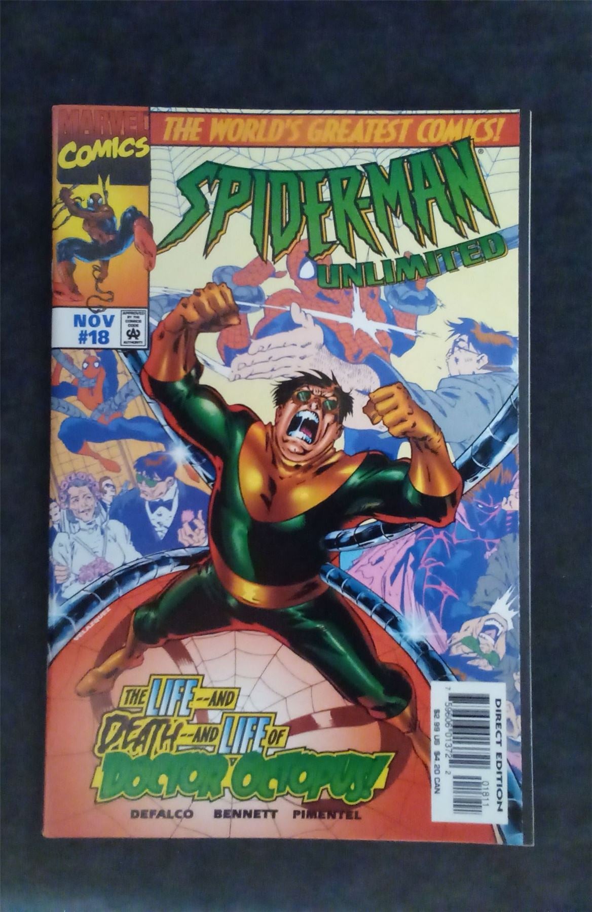 Spider-Man Unlimited #18 1997 marvel Comic Book