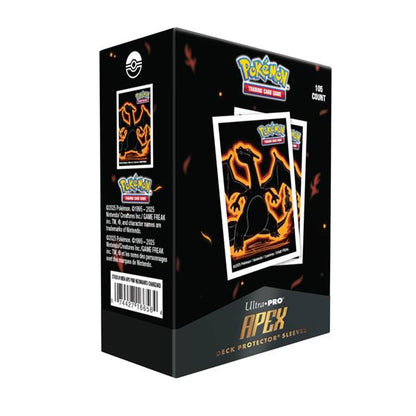 Deck Protectors: Pokemon Apex- Neon Kanto- Charizard (105ct) By Ultra•PRO