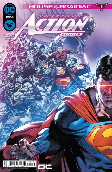 Action Comics #1064 Cvr A Rafa Sandoval Connecting (house Of Brainiac) DC Comics Comic Book
