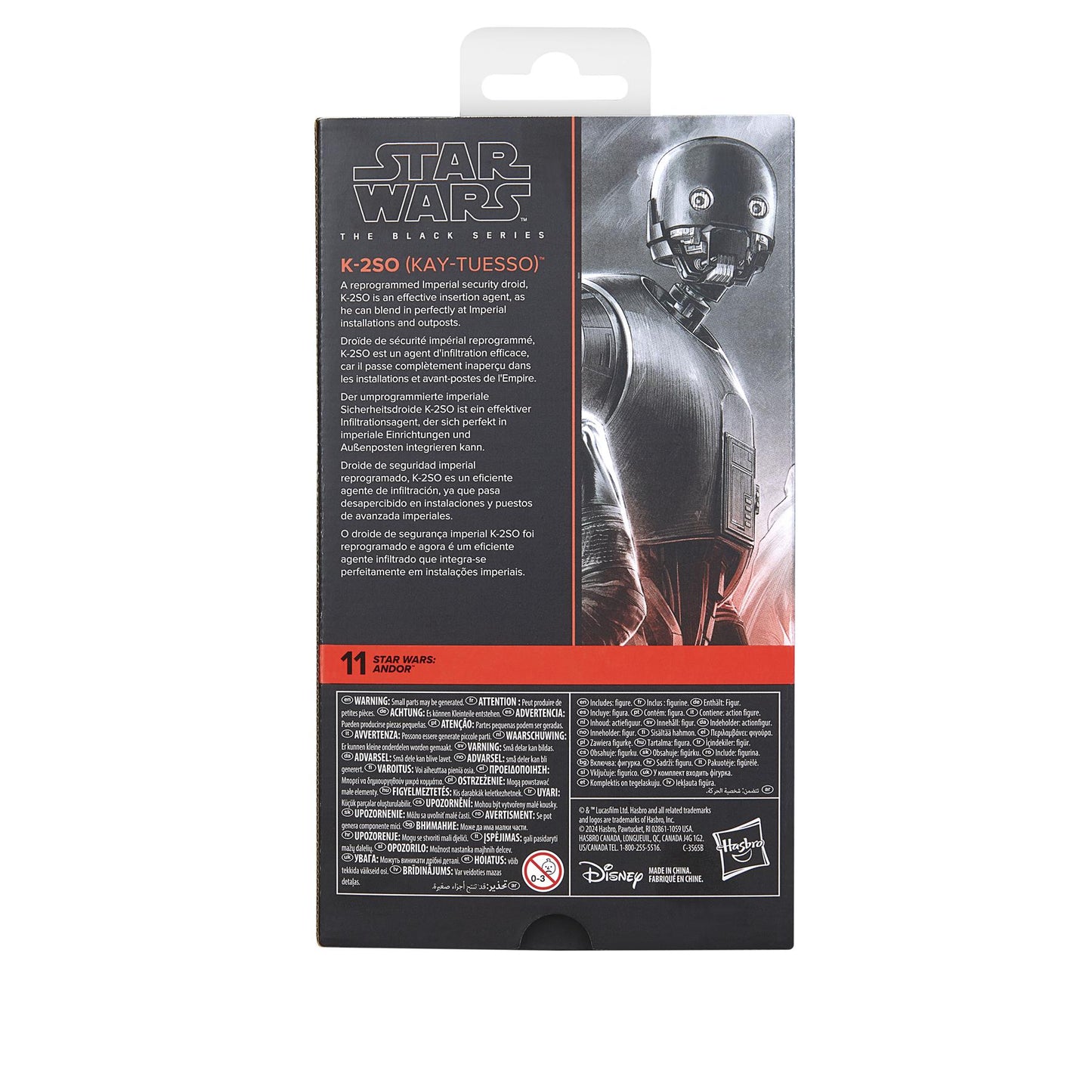 Sw Black Series Andor 6in Scale K2-so Action Figure