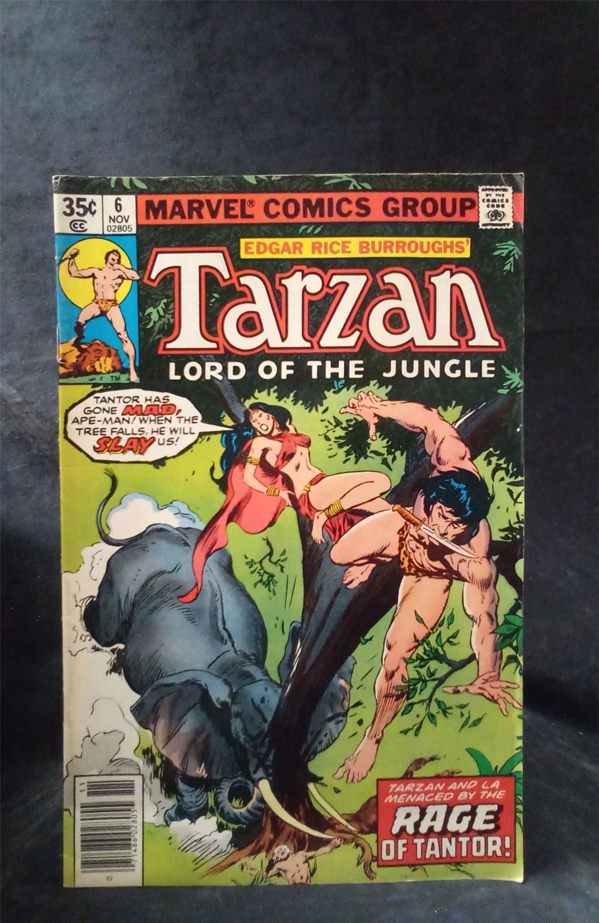 Tarzan #6 1977 Marvel Comics Comic Book