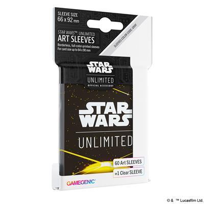 Star Wars Unlimited Art Sleeve Card Back Yellow by Gamegenic