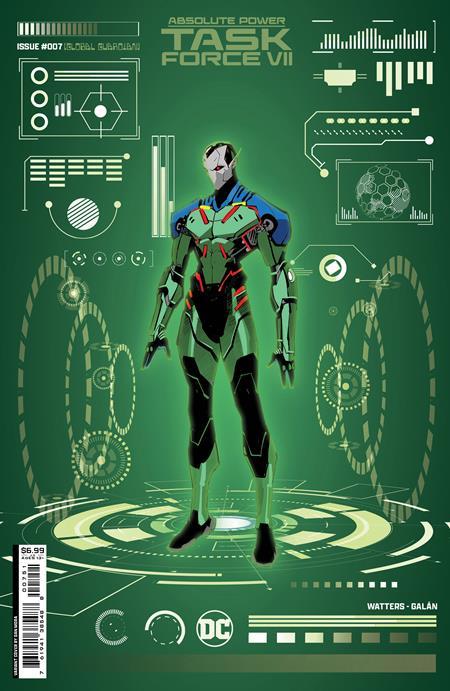 Absolute Power Task Force Vii #7 (of 7) Cvr F Dan Mora Foil Var DC Comics Comic Book