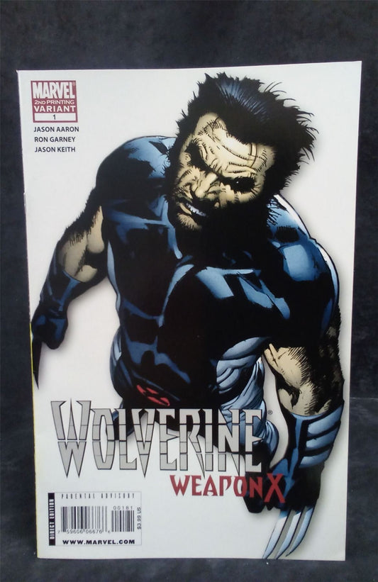 Wolverine Weapon X #1 Second Print Cover 2009 Marvel Comics Comic Book