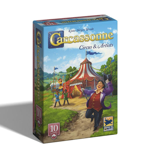 Carcassonne Exp10 (V3.1) : Circus & Artists Board Game by Z-Man Games